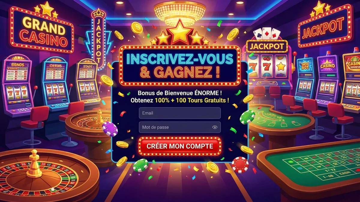 Inscription avec bonus